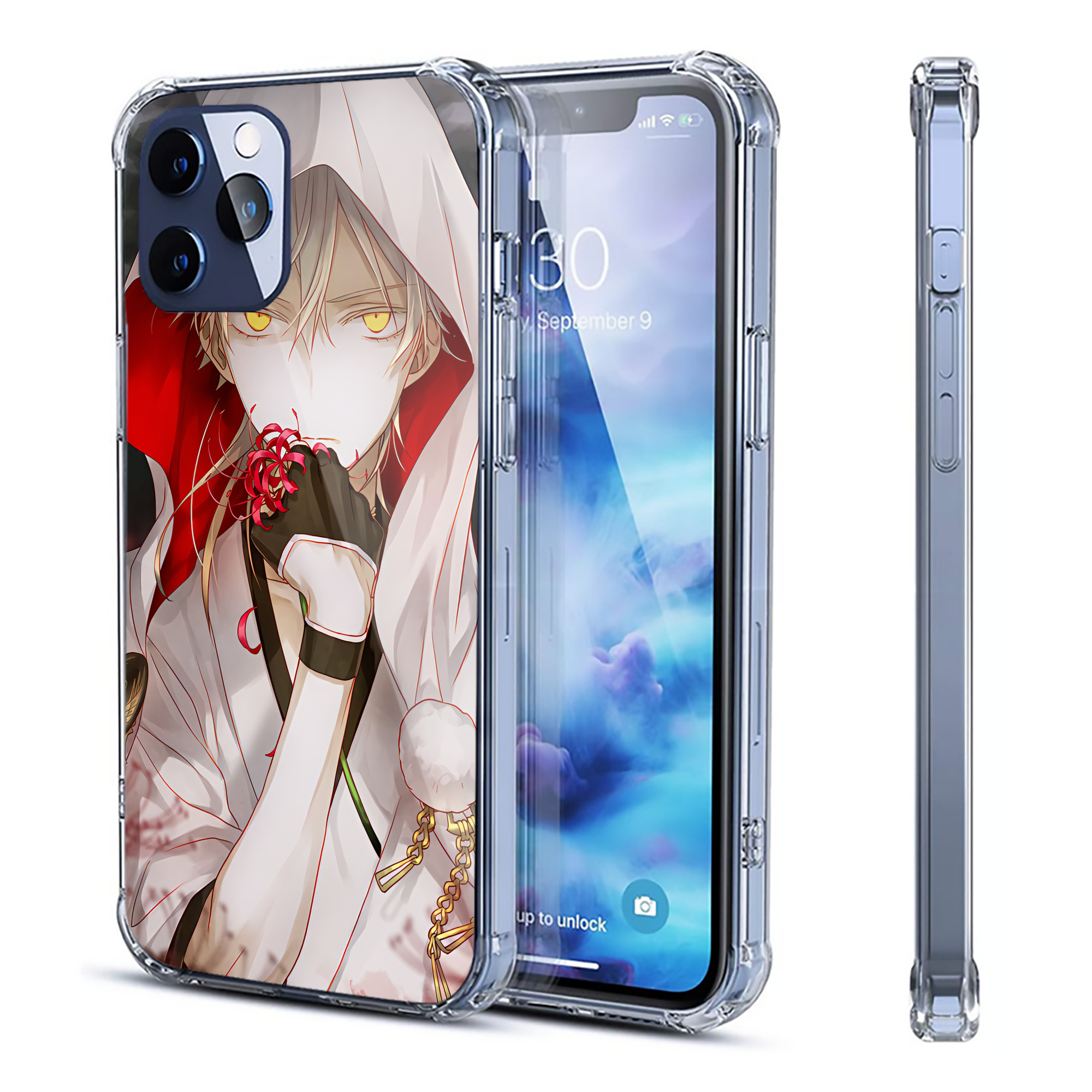 （画像用） 刀剣乱舞 Touken Ranbu 【iPhone 12シリーズ対応】透明スマホケース（クリアソフトケース）